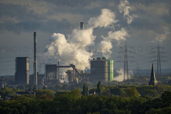 HKM Hüttenwerk in Duisburg-Hüttenheim, Hüttenwerke Krupp Mannesmann, coking plant, Duisburg, North