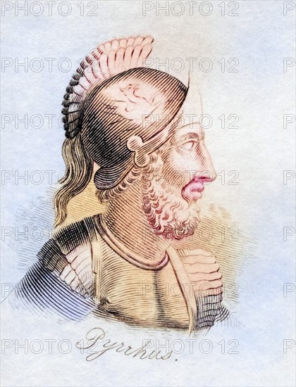 Pyrrhus 318, 272 BC King of Epirus and Macedonia Greek general of the Hellenistic era from the book