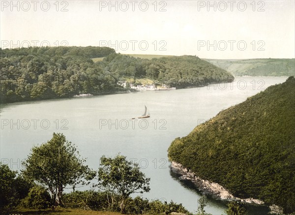 King Harry Passage, near Falmouth, harbour town on the south coast of the county of Cornwall in
