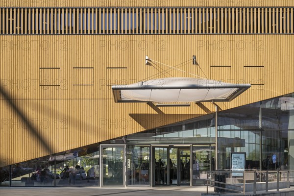 Entrance area, Oodi Central Library and Cultural Centre, design by ALA Architects, Helsinki,