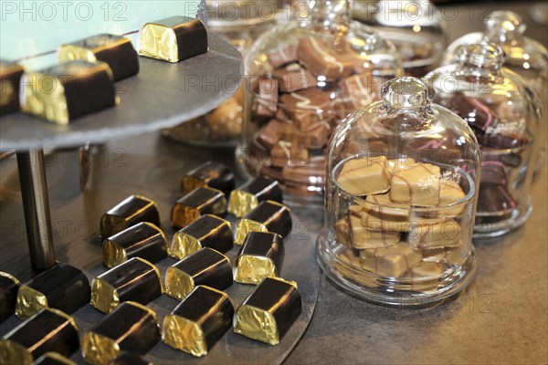 Variation of homemade chocolates