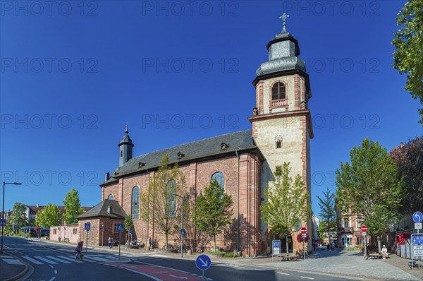 Sand church in Aschaffenburg in Bavaria, Germany, Europe