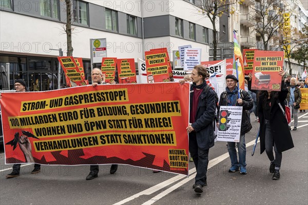 Demonstration by the Solidarity Autumn Alliance against the consequences of inflation and high