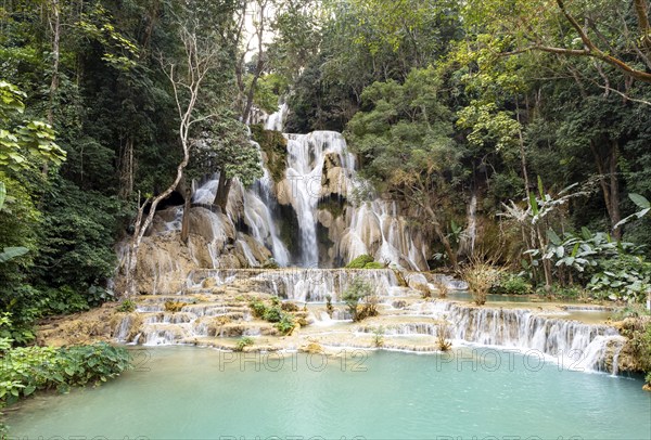 Kuang Si Waterfall near Luang Prabang, Laos, Asia