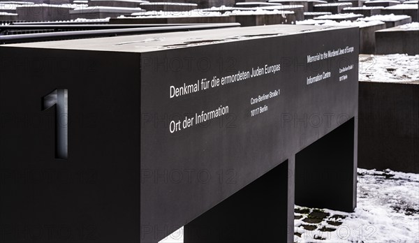 Access to the Memorial to the Murdered Jews of Europe, Berlin, Germany, Europe