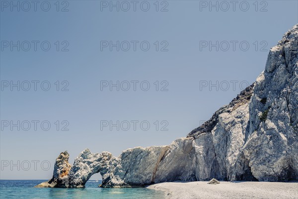 Greek island Skiathos with the beautiful beach called Lalaria, Greece, Europe
