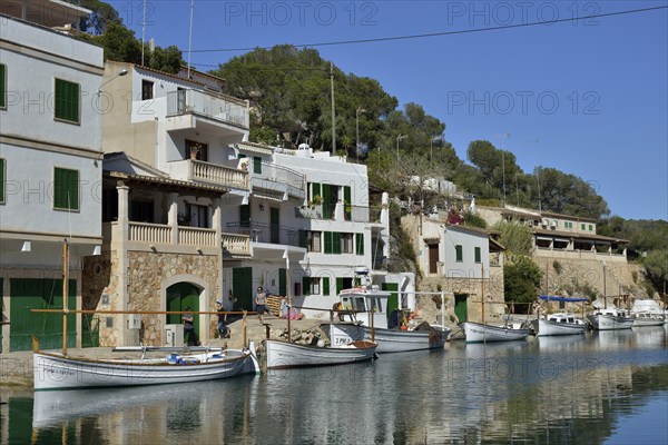 Fishing boats in the port of Cala Figuera, Majorca, Balearic Islands, Spain, Europe
