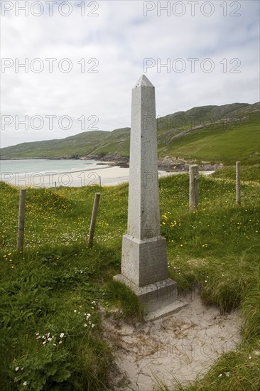 Memorial to the loss of life from the shipwreck of the Annie Jane emigrant ship wrecked in 1853,