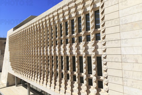 New Parliament Building designed by Renzo Piano, Valletta, Malta completed 2015