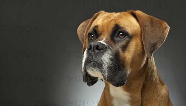 Pets, Dog, German Boxer, AI-generated, AI generated
