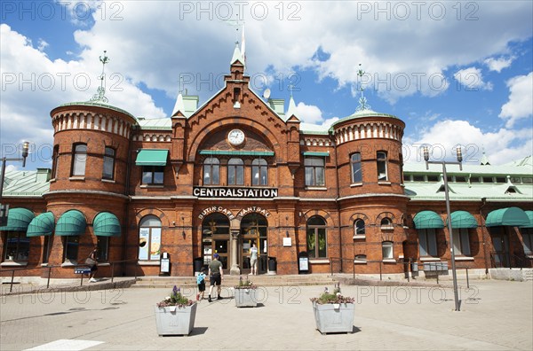 Railway station in Borås, Västra Götalands län, Sweden, Europe