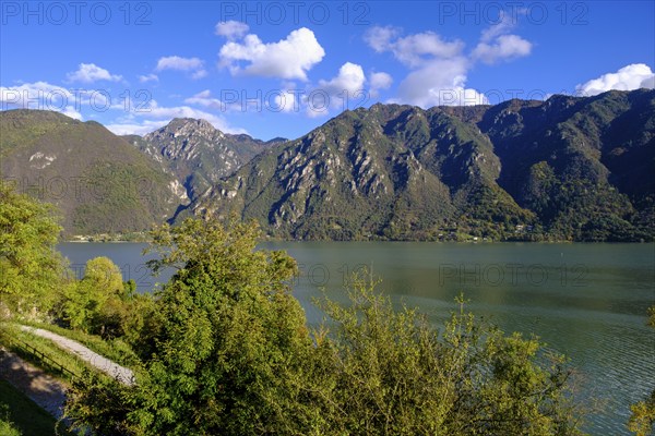 Lago d'Idro, Lake Idro, Rocca d'Anfo, Lombardy, Italy, Europe