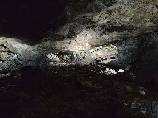 Visitor gallery of the Steinkaulenberg gemstone mines, show mine in Idar-Oberstein,