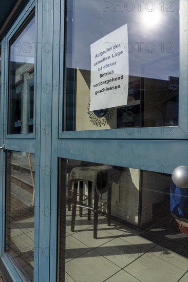Closed brothels, Puff-Strasse in Essen, Stahlstrasse, Effects of the coronavirus pandemic in