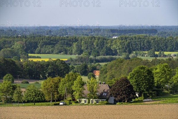Sonsbeck Switzerland, a part of the Lower Rhine mountain range, an end moraine pushed up during the