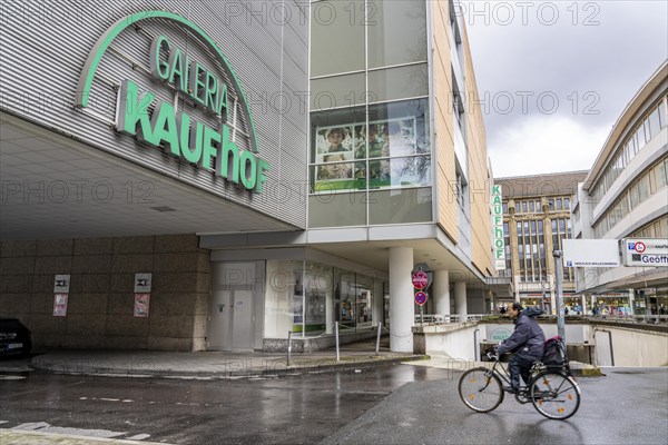 Galeria Kaufhof department stores' in the city centre of Gelsenkirchen, on Bahnhofstraße, is