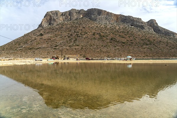 Beach of Stavros, known from the film Alexis Zorbas with Anthony Quinn, Akrotiri Peninsula, Chania,