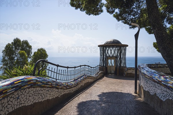 Villa Comunale Vietri sul Mare, Vietri sul Mare, Amalfi Coast, Salerno, Campania, Italy, Europe