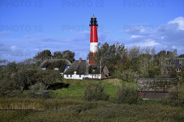 Lighthouse from 1906, island of Pellworm, Schleswig-Holstein Wadden Sea National Park, North