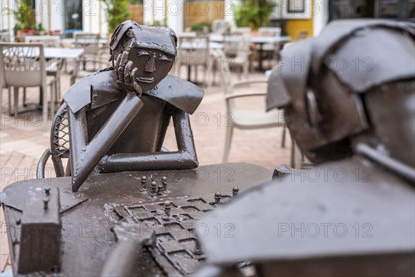 Chess player, Cartagena, Colombia, South America