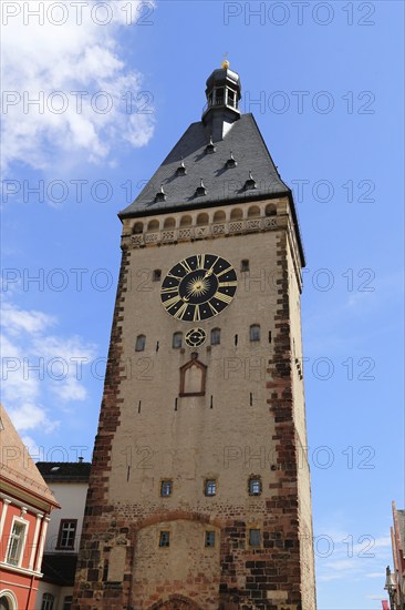 The Altpörtel at the end of Maximilianstraße in Speyer, Rhineland-Palatinate