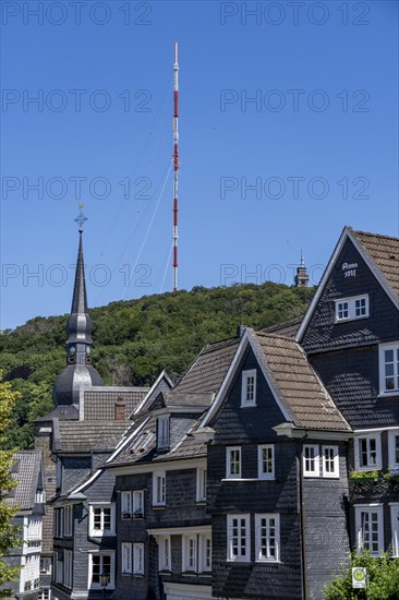 The old town centre of Langenberg, a district of Velbert in the district of Mettmann, one of 2