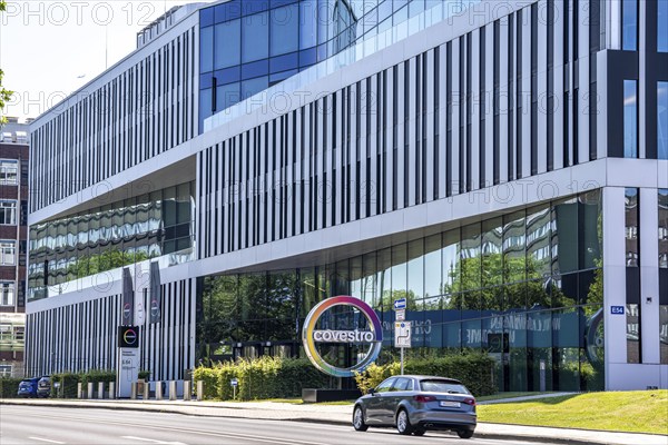 Corporate headquarters of Covestro AG in Leverkusen, at the Chempark, North Rhine-Westphalia,