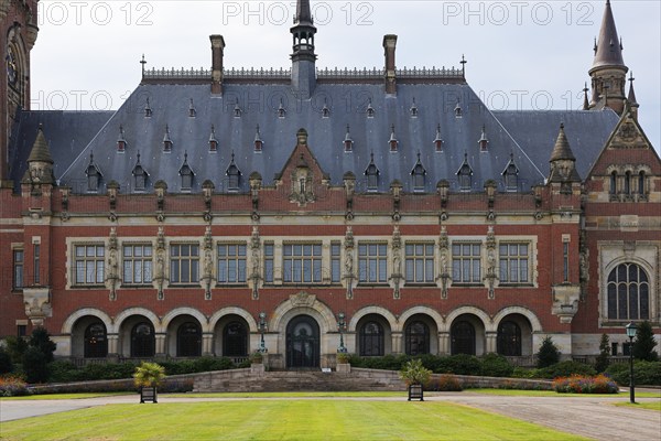 Peace Palace, seat of the International Court of Justice of the United Nations, The Hague,