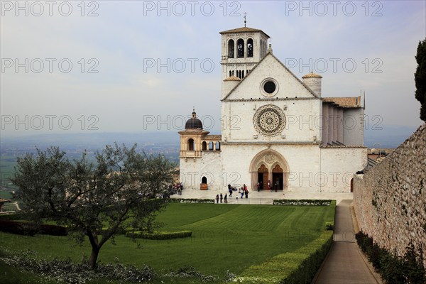 Basilica of San Francesco in Assisi, Umbria, Italy, Europe