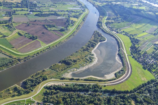 Kreetsand, Tiedeelbe concept Kreetsand, Hamburg Port Authority, additional flood space, Elbe, tidal