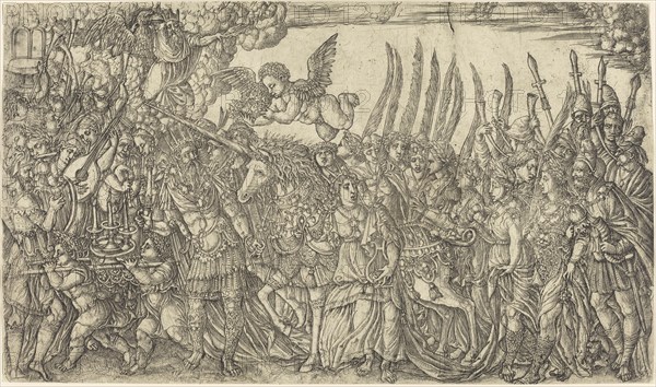 The Triumph of the Unicorn, 1561, by Jean Duvet, France, Historical, digitally restored