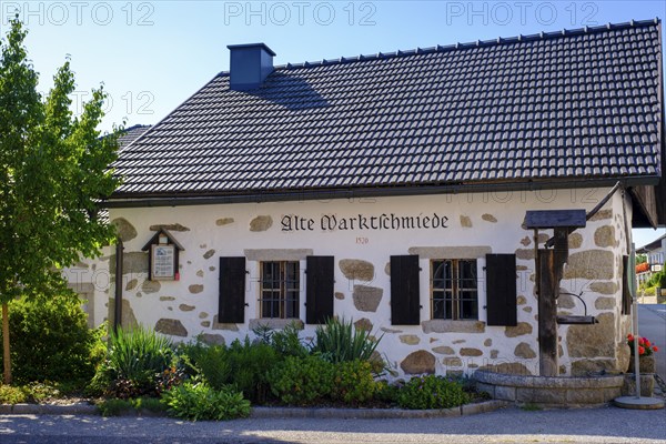 Bachkugel, historical building, Alte Marktschmiede, Lasberg near Freistadt, Mühlviertel, Upper