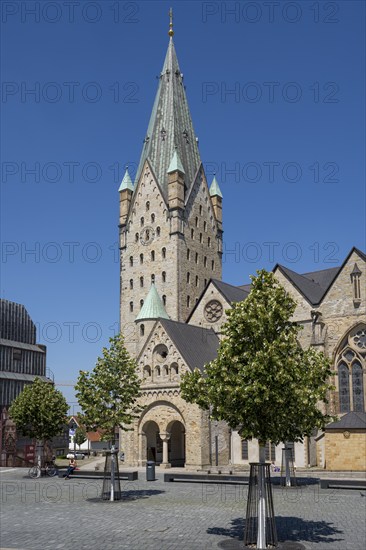 Paderborn Cathedral, Paderborn, Westphalia, North Rhine-Westphalia, Germany, Europe