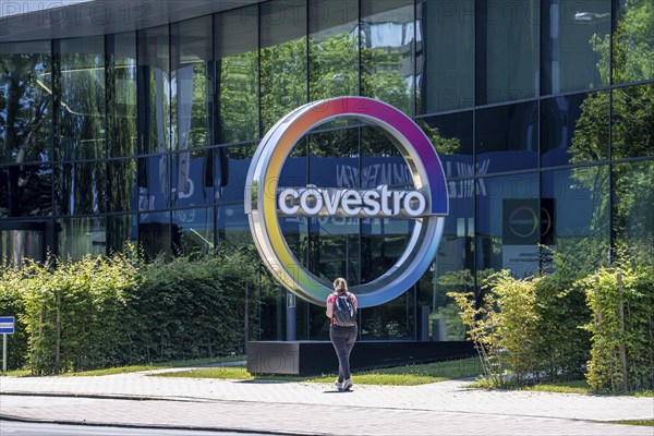 Corporate headquarters of Covestro AG in Leverkusen, at the Chempark, North Rhine-Westphalia,