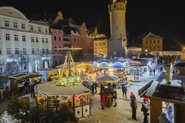 The Bautzen Christmas market in Upper Lusatia, known today as the Bautzener Wenzelsmarkt, or