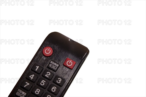 Close-up of a cropped remote control