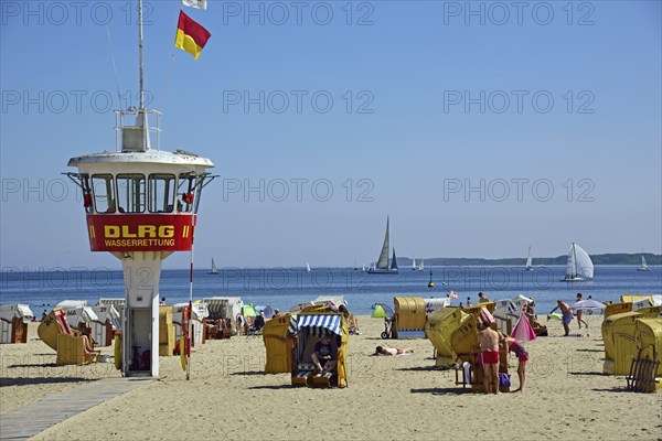 Europe, Germany, Schleswig Holstein, Baltic Sea, Lübeck-Travemünde, Beach, Strandoeörbe, Hamburg,