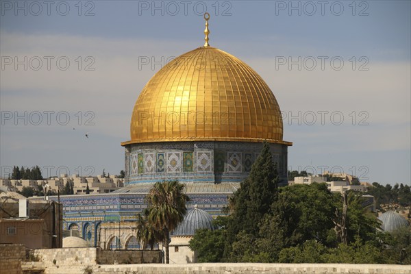 Dome of the Rock on the Temple Mount, Jerusalem, Israel, Asia