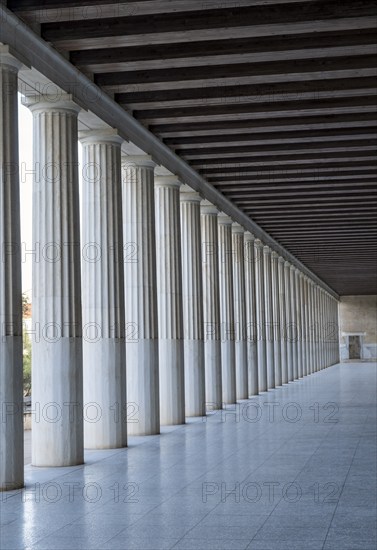Stoa of Attalos, Ancient Agora of Athens, Greece, Europe