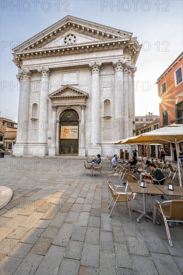 Leonardo da Vinci Museum in Campo San Rocco square, Scoletta di San Rocco, Venice, Veneto, Italy,
