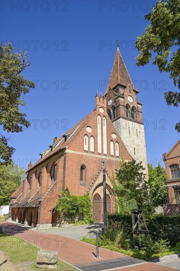 Oberlinkirche, Oberlinhaus, Rudolf-Breitscheid-Straße, Babelsberg, Potsdam, Brandenburg, Germany,