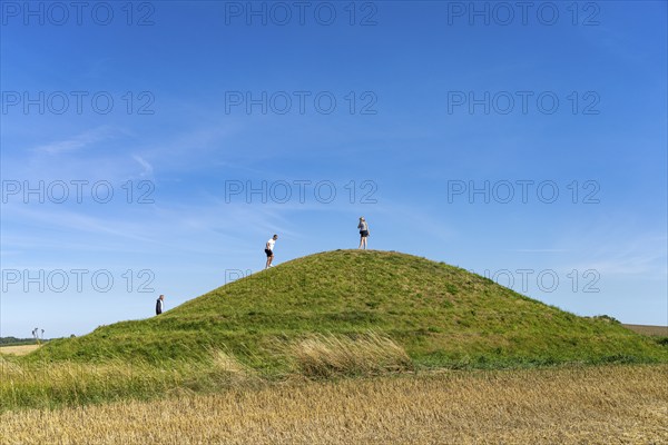 Neolithic megalithic site Klekkende Høj, Mön Island, Denmark, Europe