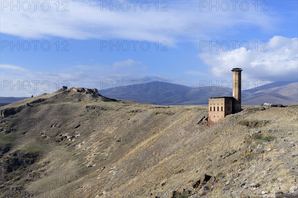 Manuchihr Mosque, Ani Archaeological site, Kars, Turkey, Asia
