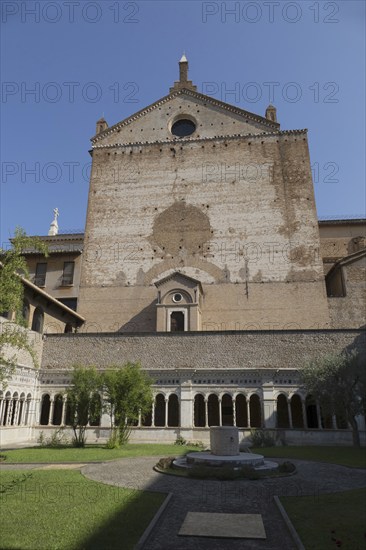Cloister of the monastery, Lateran Basilica, Basilica San Giovanni in Laterano, Cathedral of the