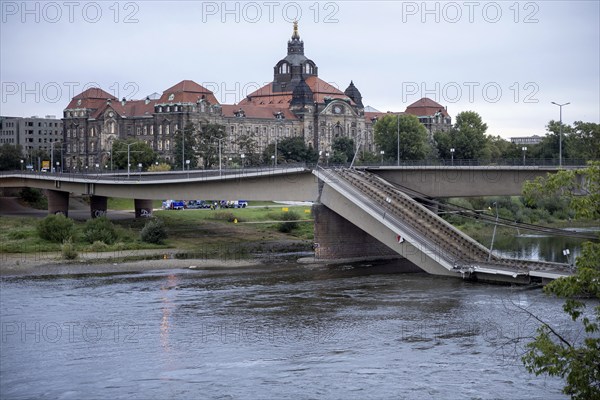 Partial collapse of the Carola Bridge in Dresden, 11/09/2024