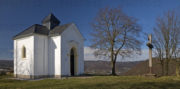 Chapel on the Calvary, Marsberg, Sauerland, North Rhine-Westphalia, Germany, Europe