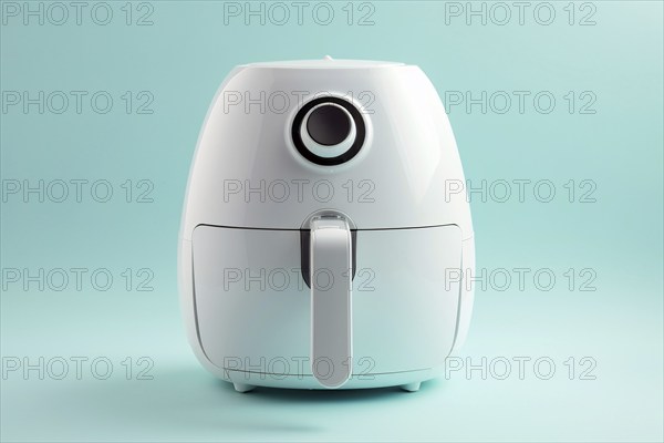 White air fryer kitchen tool. KI generiert, generiert AI generated