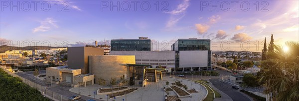 Bet Shemesh, Heichal A Tarbut Culture Center Building and Beit Shemesh municipality panorama
