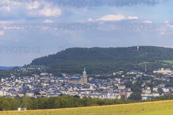Annaberg-Buchholz is a large district town in the Erzgebirge district of Saxony, Annaberg Buchholz,