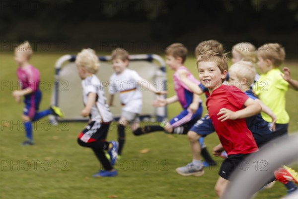 Children on the football pitch, Bonn, 19.06.2024